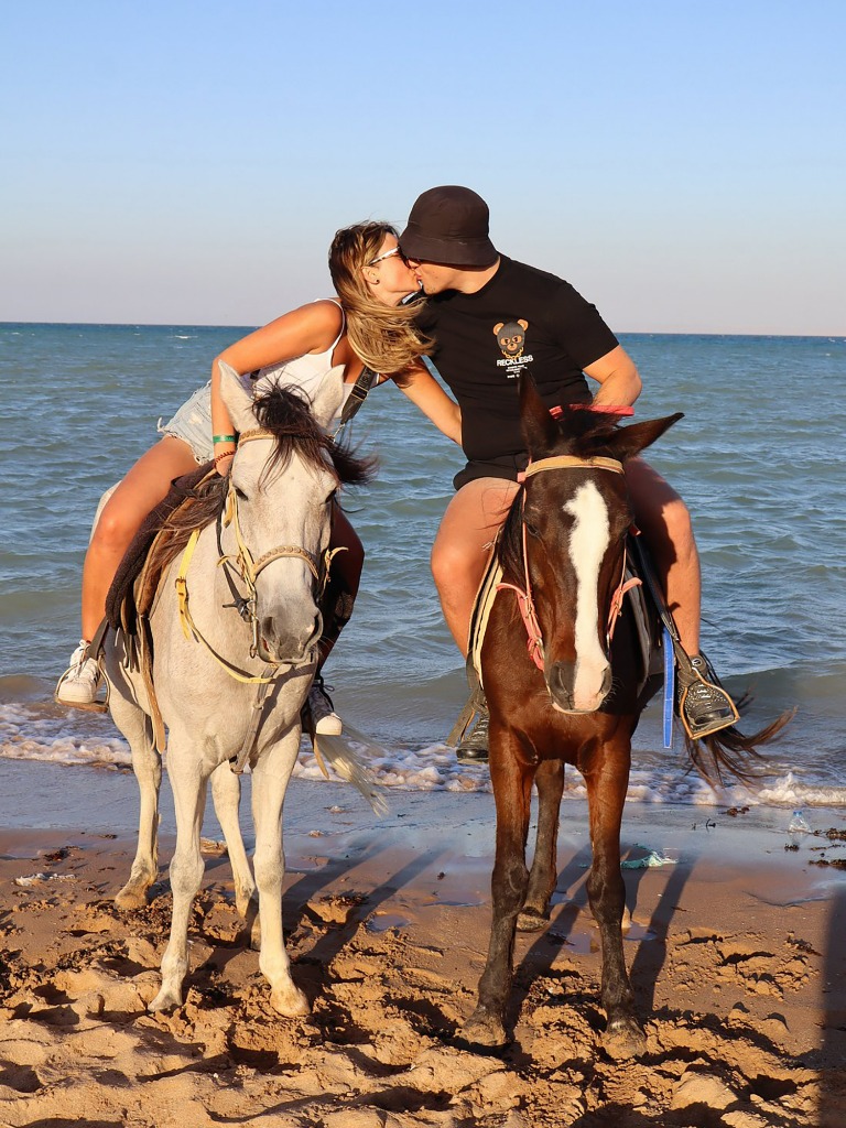 Reiten am Strand Hurghada
