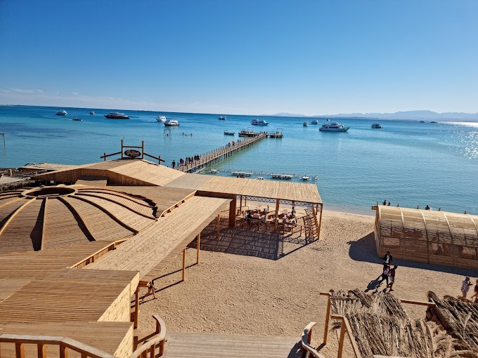 Orange Bay Island Hurghada Strand Schnorcheln