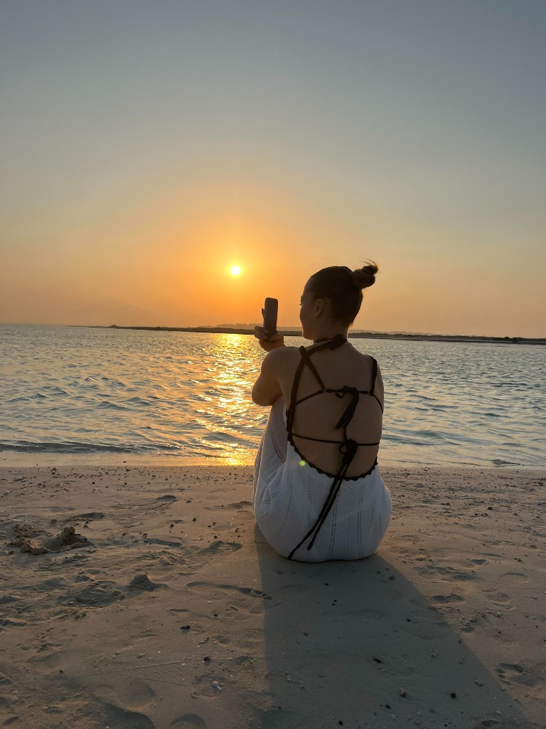 Sunset White Island Hurghada Sonnenuntergang