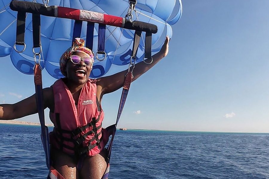 Parasailling Single Flight with Speedboat