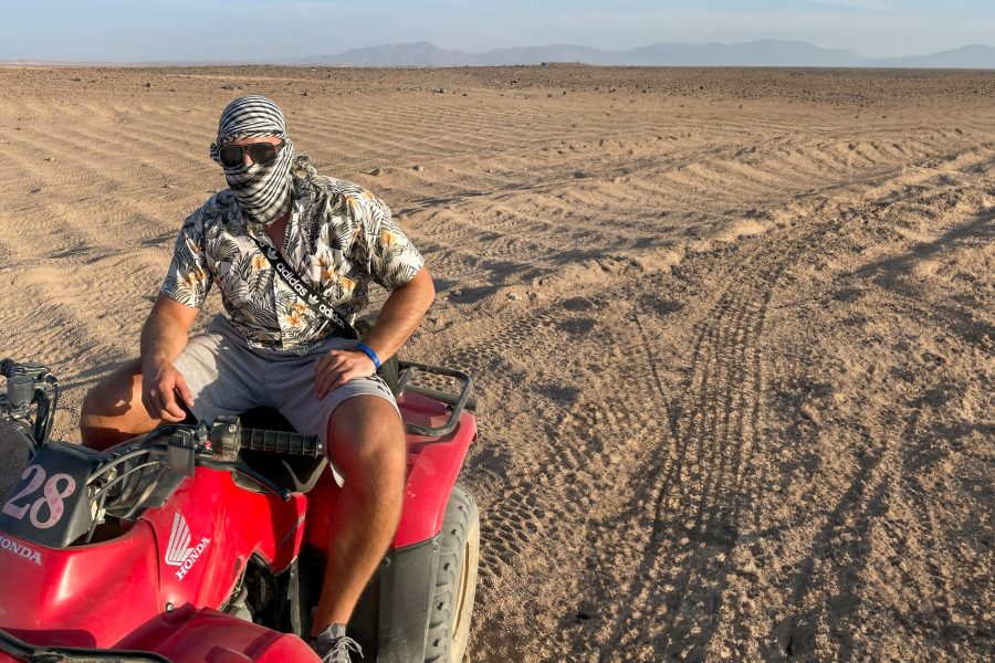 Quad Ride along the Cliffs of Makadi Bay