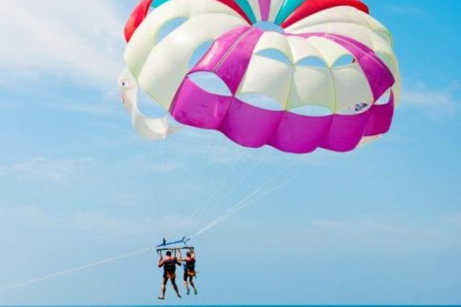 Parasailing: Tandem (Double) Parachut Flight with Speedboat