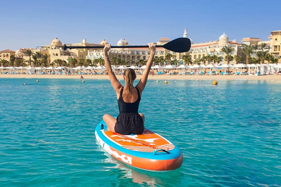 2 hours Stand Up Paddling Sahl Hasheesh