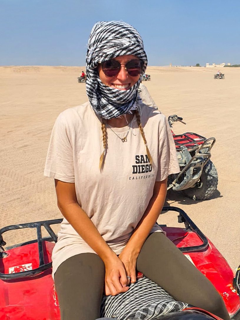 Quad Safari ATV Desert Ride Hurghada Red Sea Egyt Makadi Sea Caves Beach Ride Cliffs