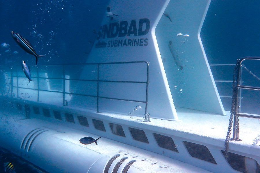 Sindbad Submarine: Dive 25 meter underwater