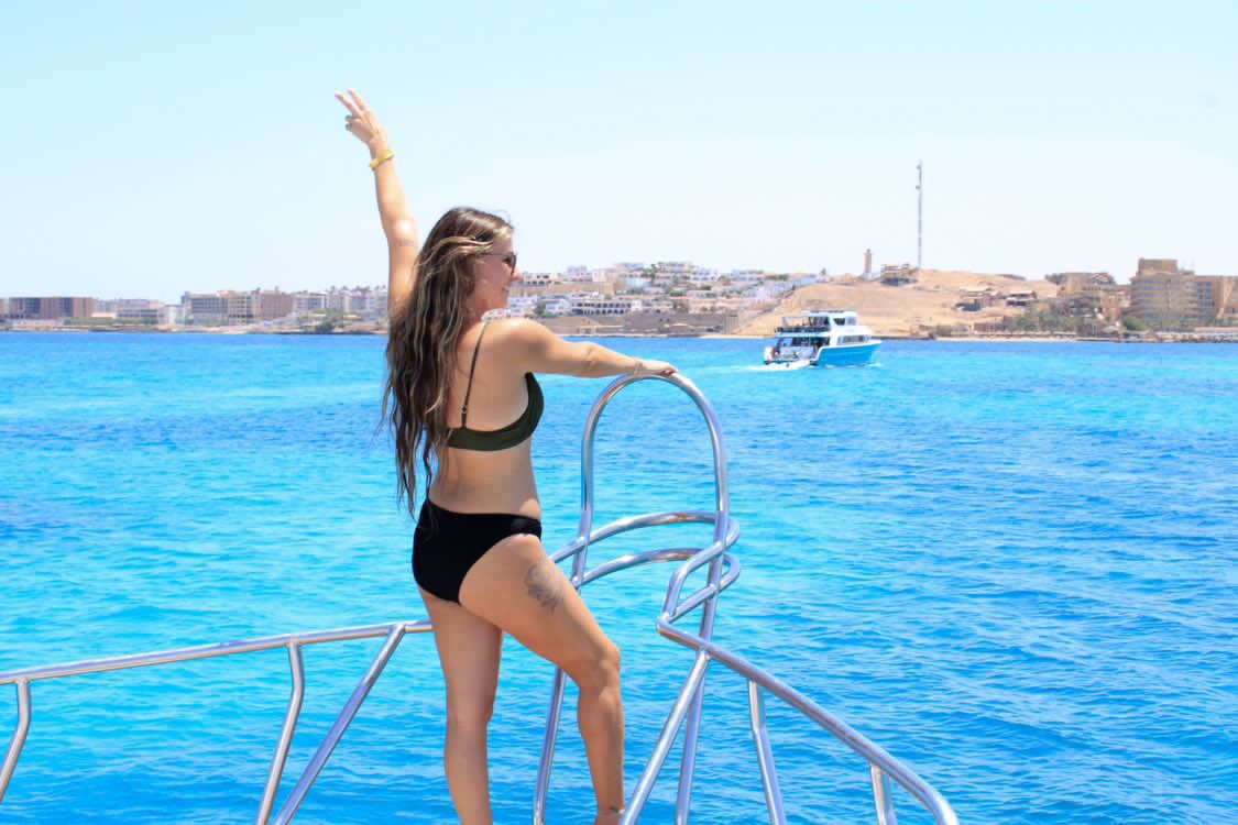 Dolphin house and snorkeling gear